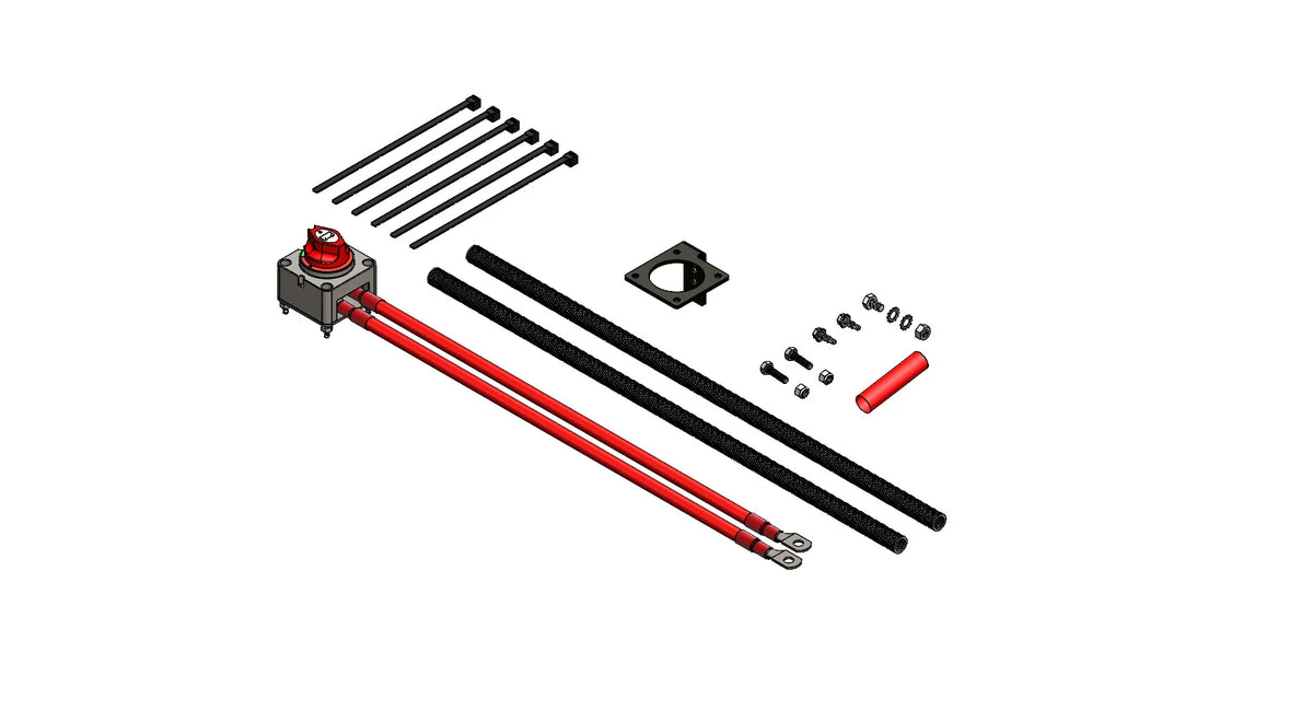 Blue Ox BX88443 Heavy-Duty Manual Battery Disconnect Kit - View 1