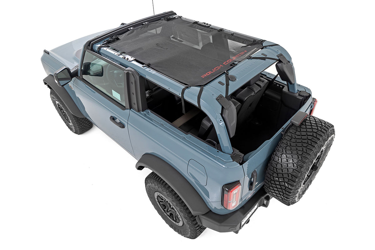 Mesh Bikini Top Plus | Black | Ford Bronco 4WD (2021-2026) - Jeep Tops (Image 6 of 6)