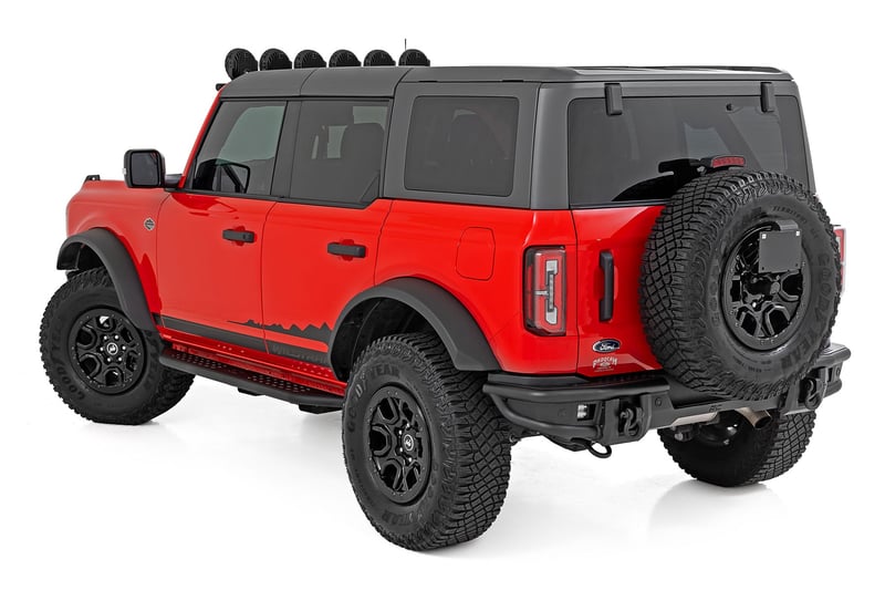 RC OV2 Running Boards | Side Step Bars | 4-Door | Ford Bronco 4WD (2021-2026) (manufacturer page)