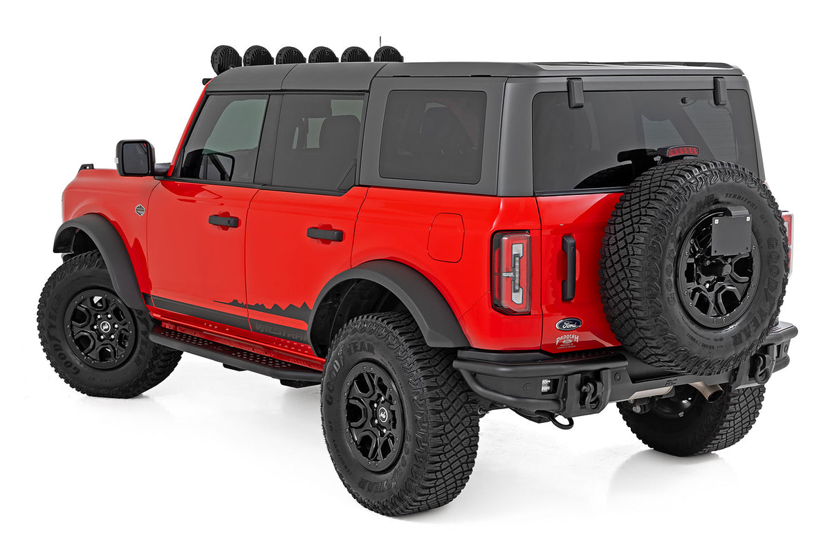 Rough Country 14007 OV2 Running Boards | Side Step Bars | 4-Door | Ford Bronco 4WD (2021-2026) - Image 3