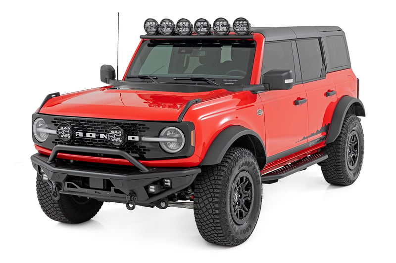 RC OV2 Running Boards | Side Step Bars | 4-Door | Ford Bronco 4WD (2021-2026) (manufacturer page)