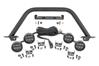 Safari Bar | 3.5" Round LED (Quad) | Black | Amber DRL | OE Modular Steel | Ford Bronco (21-26) - Bull Bars (Image 1 of 6)