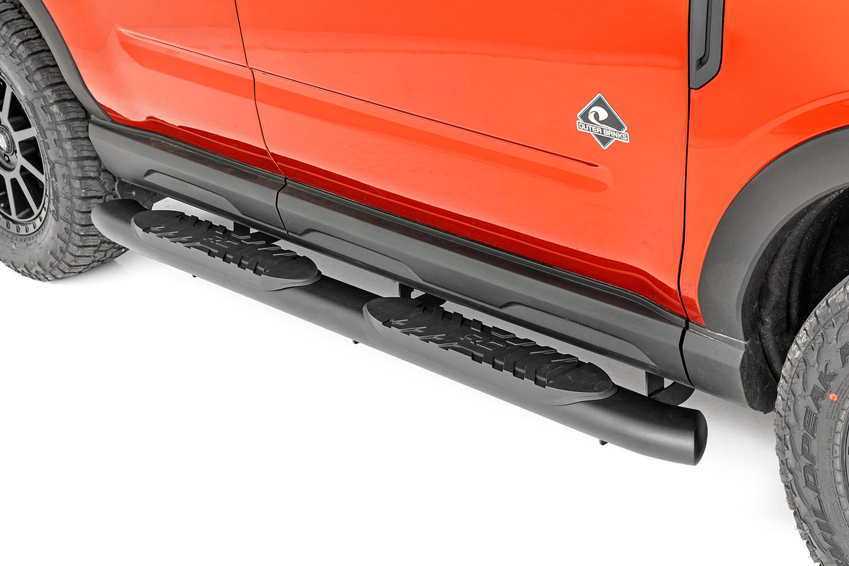 Oval Nerf Steps | Black | Ford Bronco Sport 4WD (2021-2026) - Steps & Runningboard (Image 1 of 6)