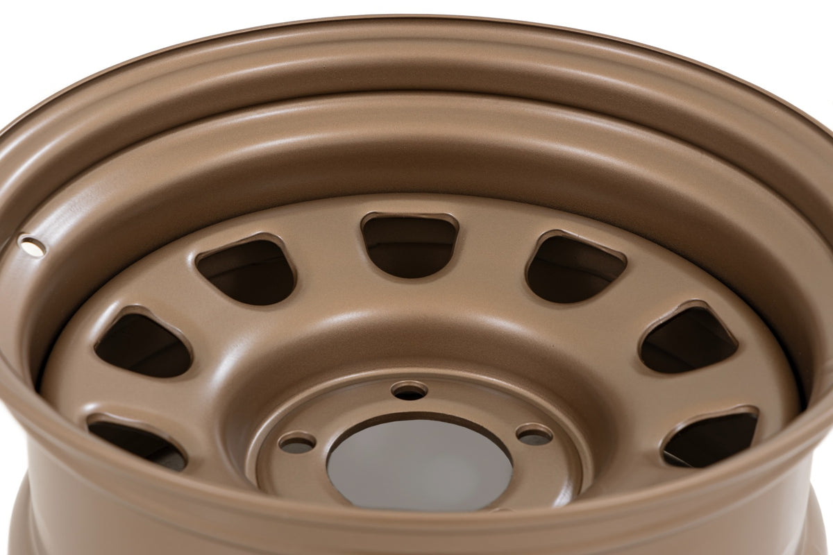 Steel Wheel | Bronze | 15x10 | 5x4.5 | 3.30 Bore | -39 - RC Wheels (Image 4 of 5)