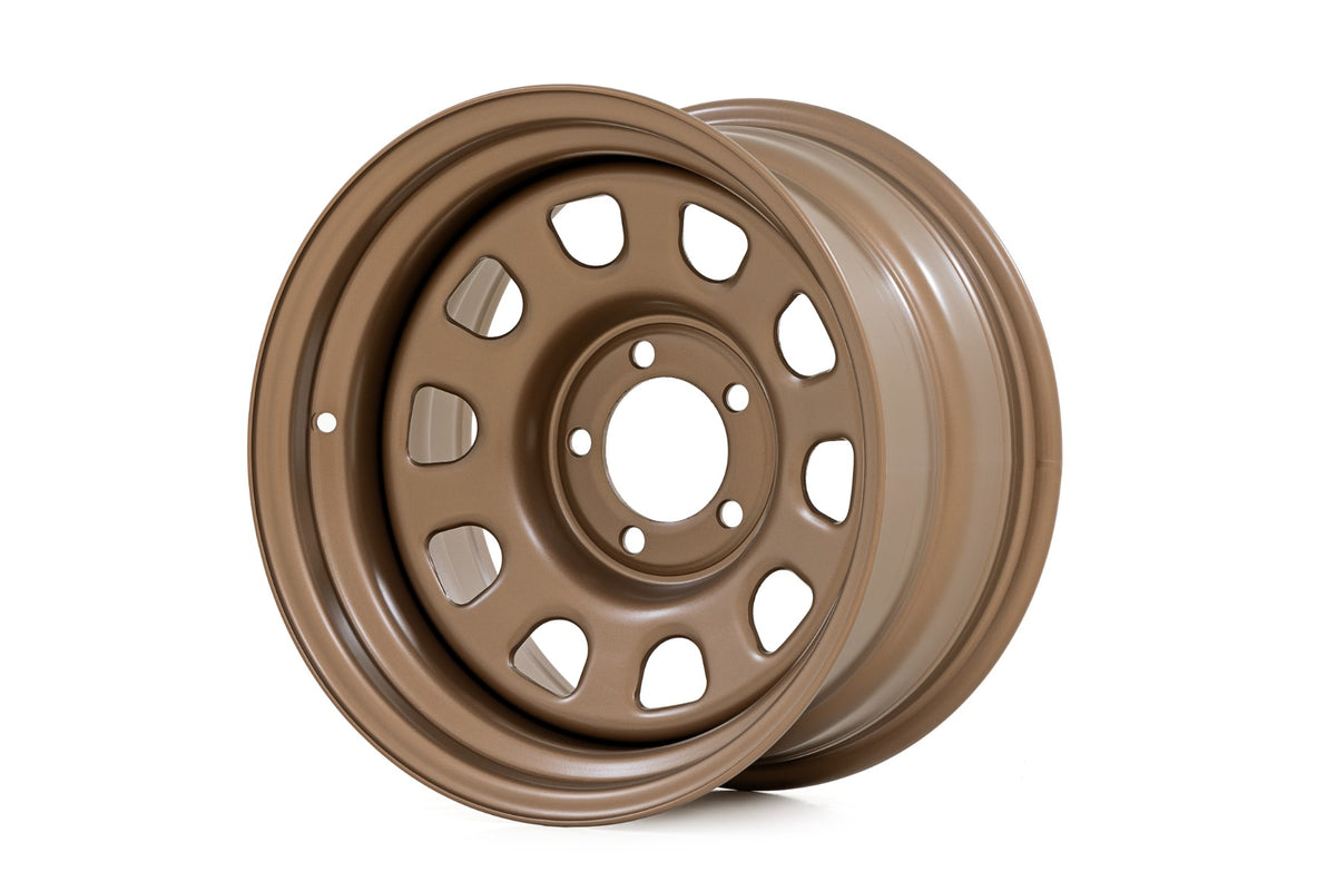 Steel Wheel | Bronze | 15x10 | 5x4.5 | 3.30 Bore | -39 - RC Wheels (Image 1 of 5)