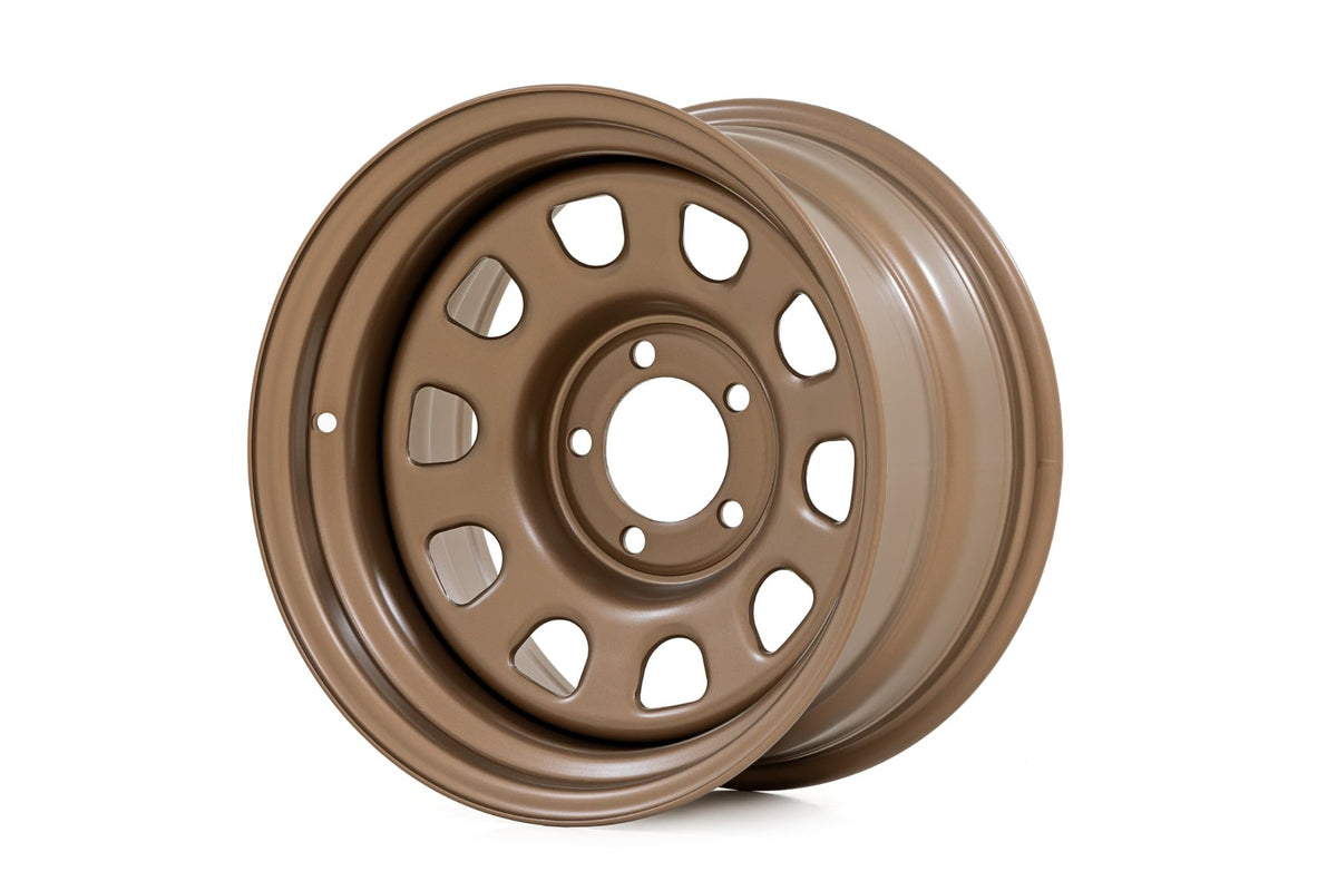 Steel Wheel | Bronze | 15x10 | 5x4.5 | 3.30 Bore | -39 - RC Wheels (Image 1 of 5)