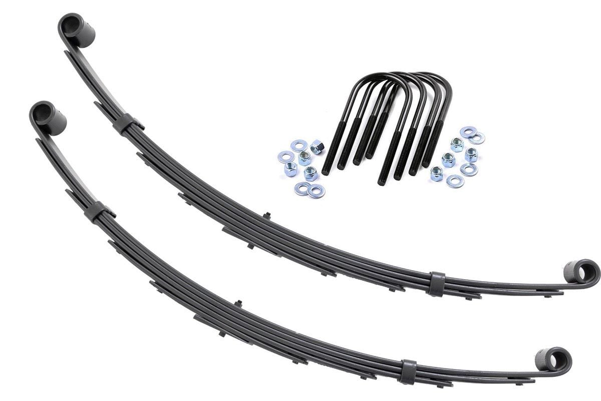 Front Leaf Springs | 6" Lift | Pair | Chevy/GMC C10/K10 Truck & SUV/K5 Blazer (73-91) - Susp Accessories (Image 1 of 4)