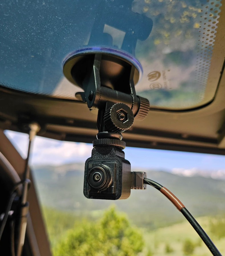 Suction Cup Camera Mount for Digital Rearview Mirror Kit, Tundra & Tacoma - View 3