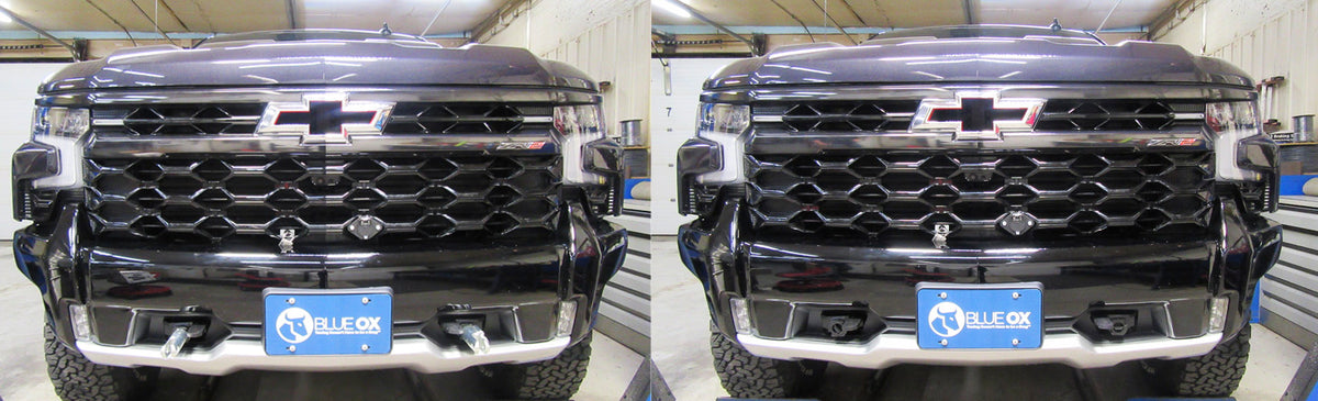 Blue Ox BX1757 22C SILVERADO 1500 ZR2 ONLY 15.5X30IN BASEPLATE W/REMOVABLE TABS - Image 1