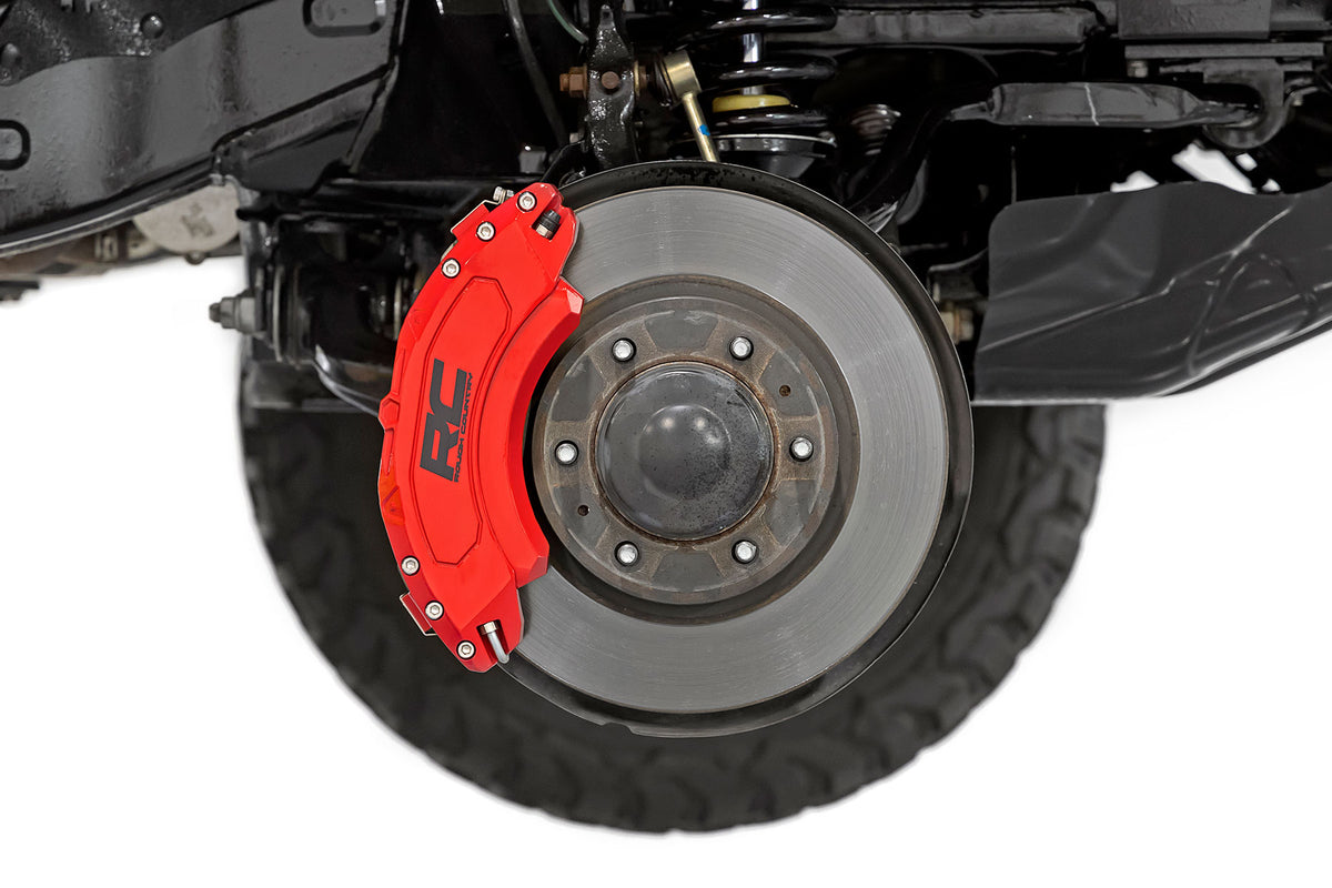 Caliper Covers | Front and Rear | Red | Ford Bronco 4WD (2021-2026) - Misc 25% (Image 1 of 6)