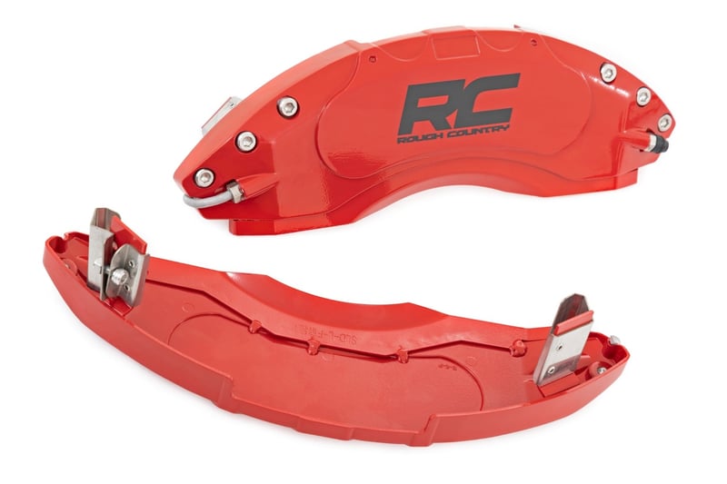 RC Caliper Covers | Front and Rear | Red | Chevy/GMC 1500 (14-18 & Classic) (manufacturer page)