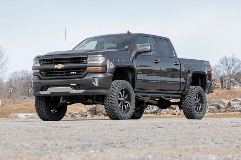 RC 7 Inch Lift Kit | Cast Steel | M1 Struts/M1 | Chevy/GMC 1500 (14-18 & Classic) (manufacturer page)