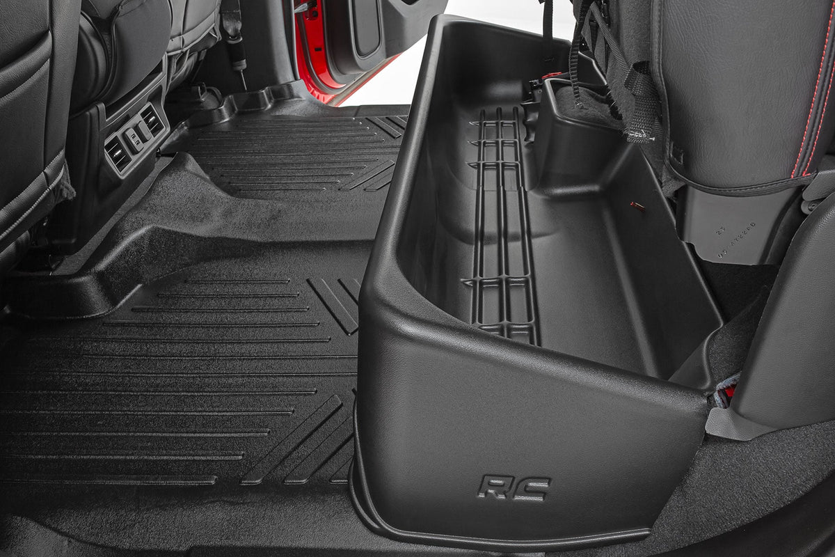 Under Seat Storage | Crew Cab | Chevy/GMC 1500/2500HD/3500HD (19-26) - Cargo Management (Image 1 of 6)