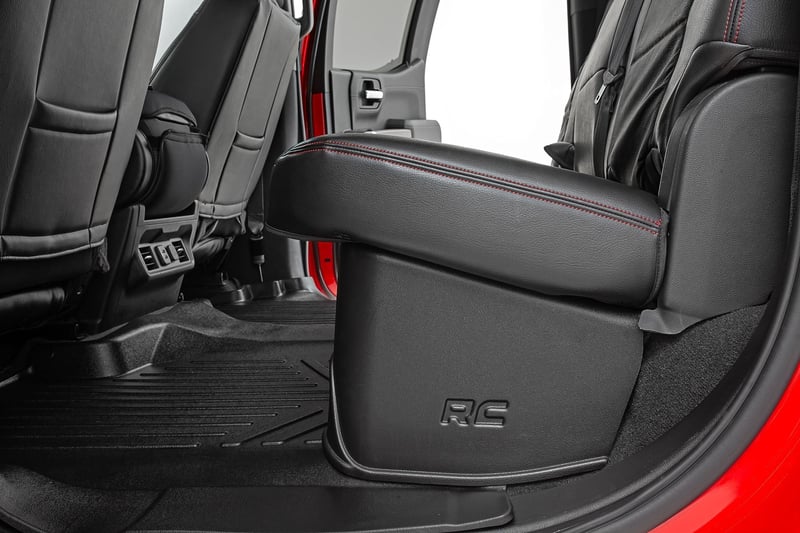 RC Under Seat Storage with Locking Lid | Double Cab | Chevy/GMC 1500/2500HD/3500HD (19-26) (manufacturer page)