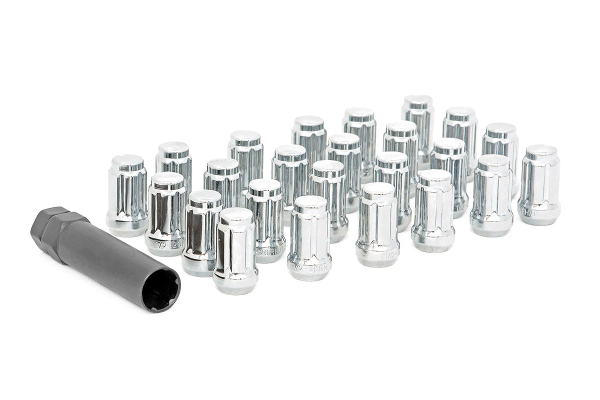 Lug Nut Set | M12x1.25 | 24 Qty | Chrome - RC Wheels (Image 1 of 3)
