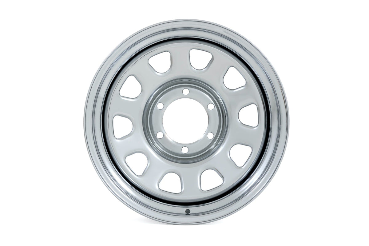 Steel Wheel | Chrome | 16x8 | 5x4.5 | 3.30 Bore | -6 - RC Wheels (Image 3 of 6)