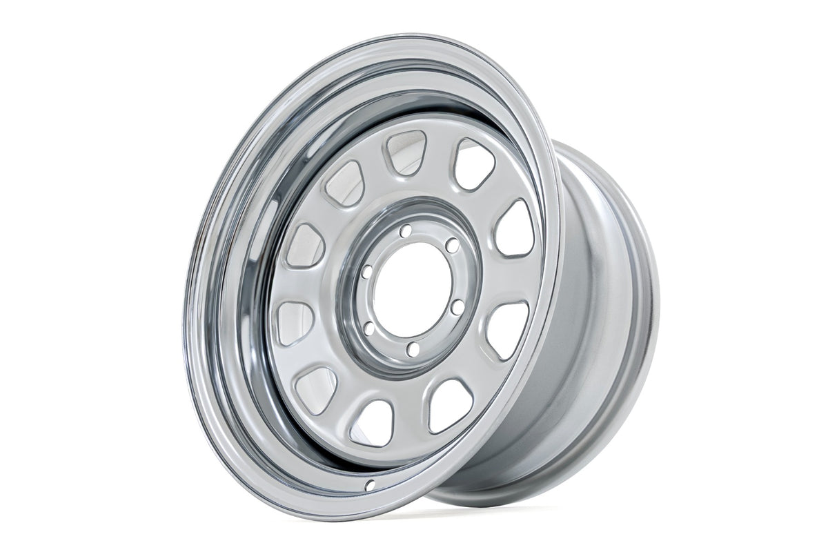 Steel Wheel | Chrome | 15x8 | 5x5.5 | 4.25 Bore | -19mm - RC Wheels (Image 5 of 6)