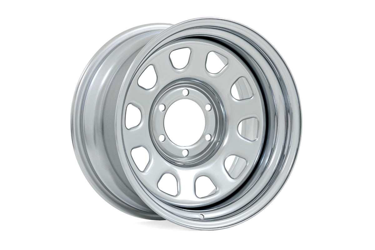 Steel Wheel | Chrome | 15x8 | 5x5.5 | 4.25 Bore | -19mm - RC Wheels (Image 3 of 6)