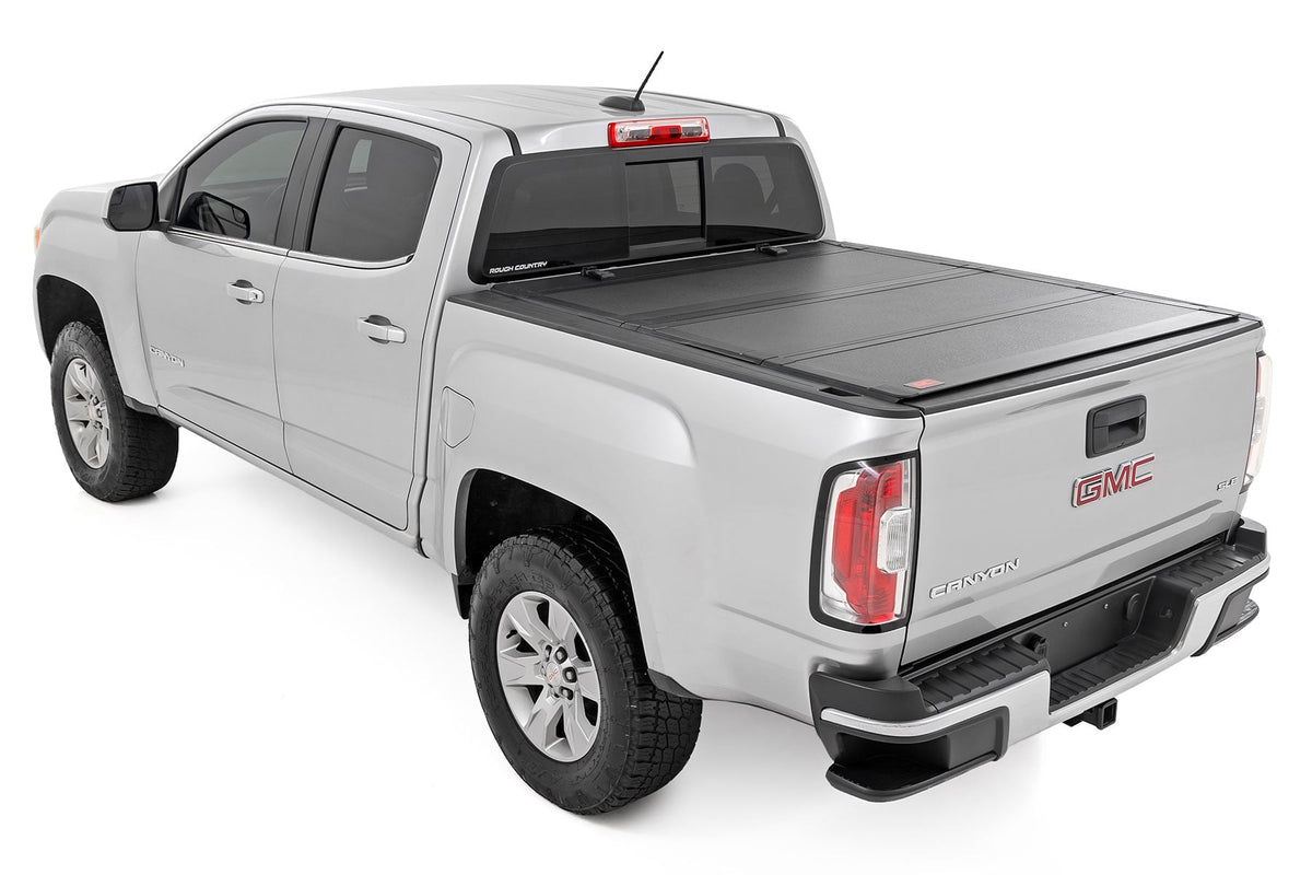 Hard Tri-Fold Flip Up Bed Cover | 6' Bed | Chevy/GMC Canyon/Colorado (15-26) - Bed Covers (Image 6 of 6)