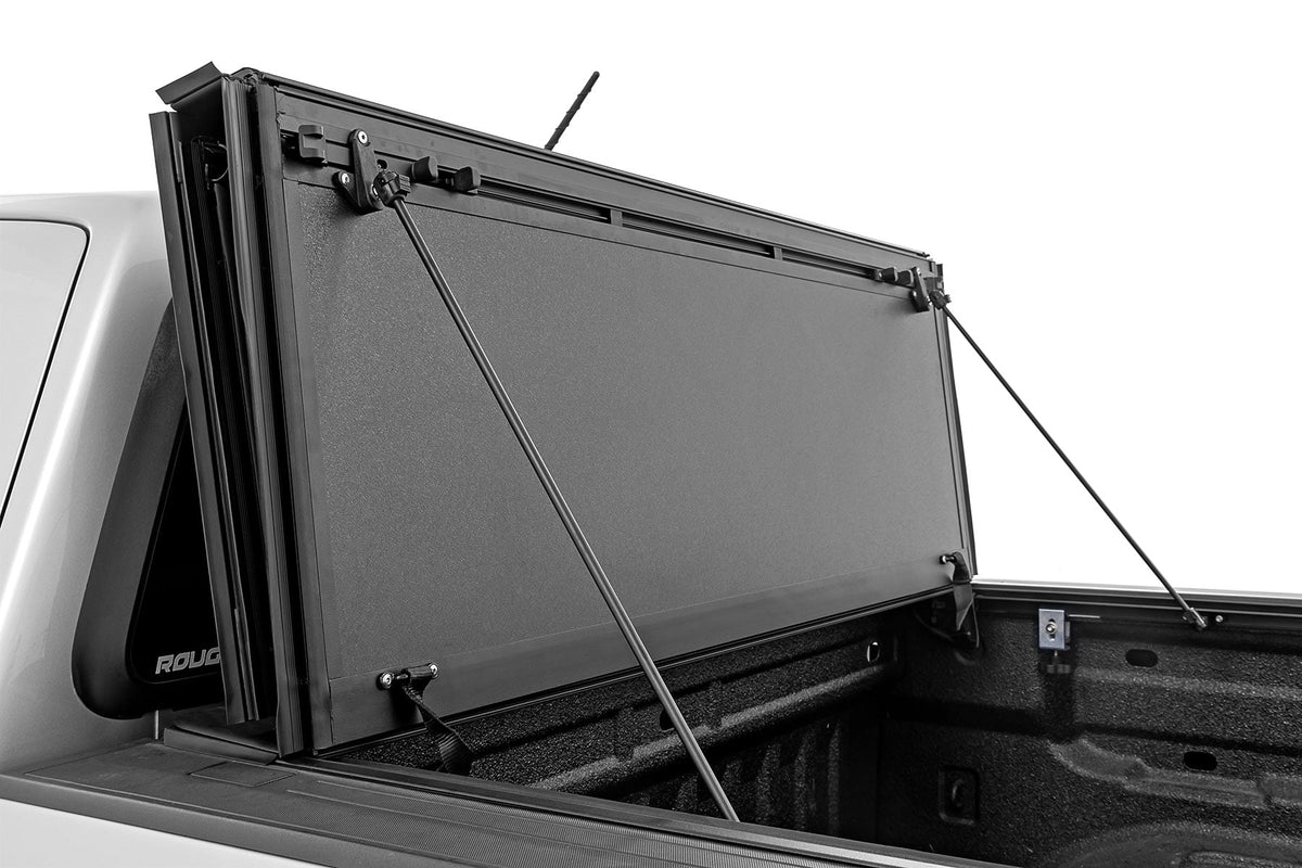 Hard Tri-Fold Flip Up Bed Cover | 6' Bed | Chevy/GMC Canyon/Colorado (15-26) - Bed Covers (Image 3 of 6)