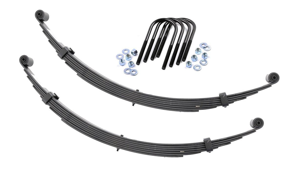 Rough Country 8039Kit Front Leaf Springs | 2.5" Lift | Pair | International Scout II 4WD (71-80) - Image 1