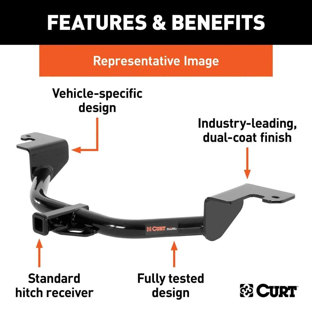 CURT 11527 Class 1 Hitch, 1-1/4", Select Buick Encore, Chevrolet Trax (Excluding GX) - View 3