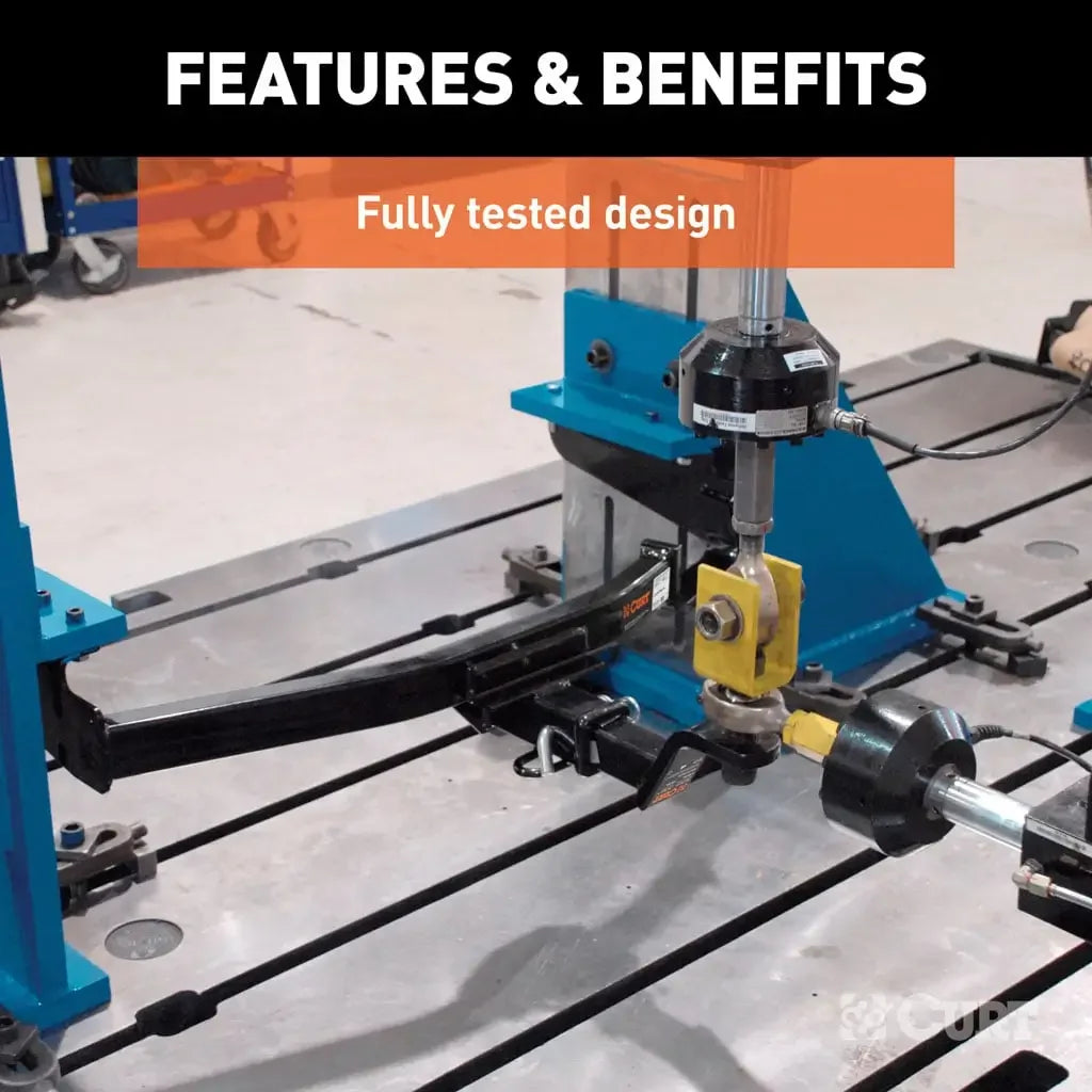 CURT 13355 Class 3 Hitch, 2" Receiver, Select Ford F-150, F-250, F-350, F-450 Super Duty - View 6