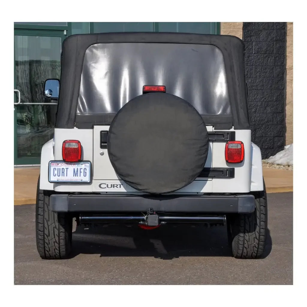CURT 13430 Class 3 Trailer Hitch, 2" Receiver, Select Jeep Wrangler TJ (Round Tube Frame) - View 8