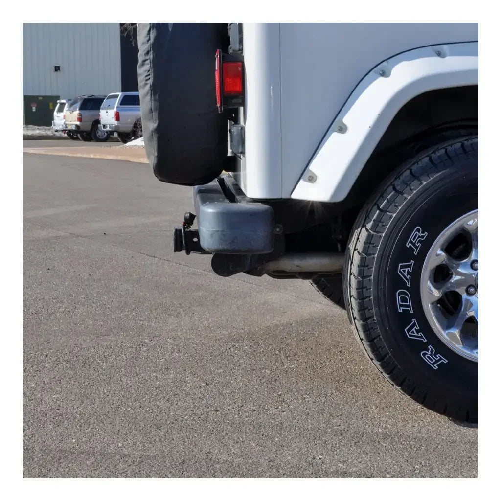 CURT 13430 Class 3 Trailer Hitch, 2" Receiver, Select Jeep Wrangler TJ (Round Tube Frame) - View 9