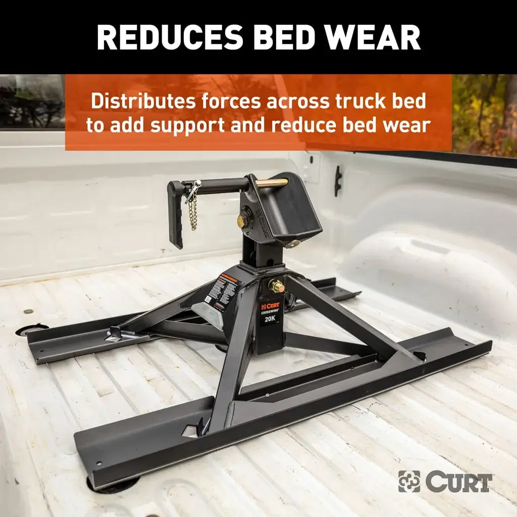 CURT 16040 CrossWing 5th Wheel Bed Protector Supports - View 4