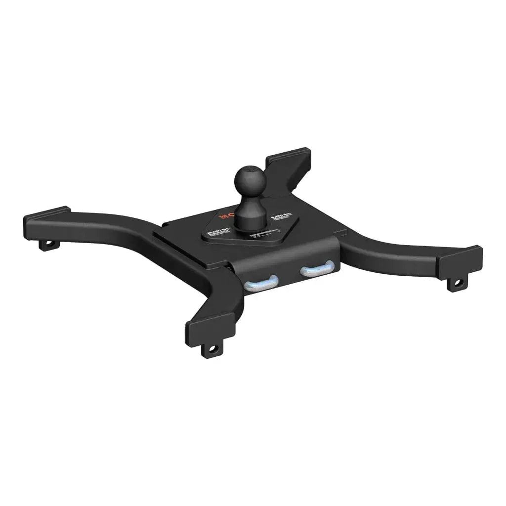CURT 16085 Spyder 5th Wheel Rail Gooseneck Hitch with 2-5/16" Ball, 25K - View 1