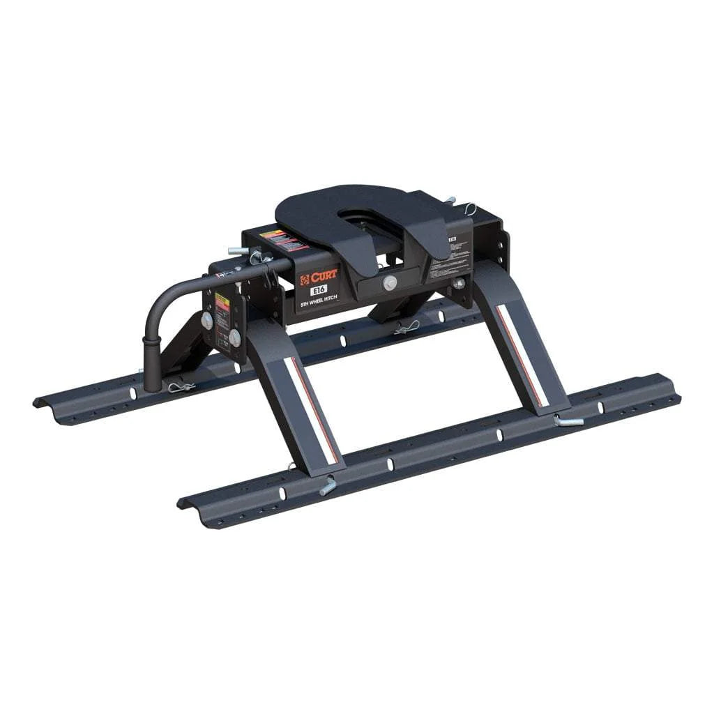 CURT 16116 E16 5th Wheel Hitch with Rails - View 1