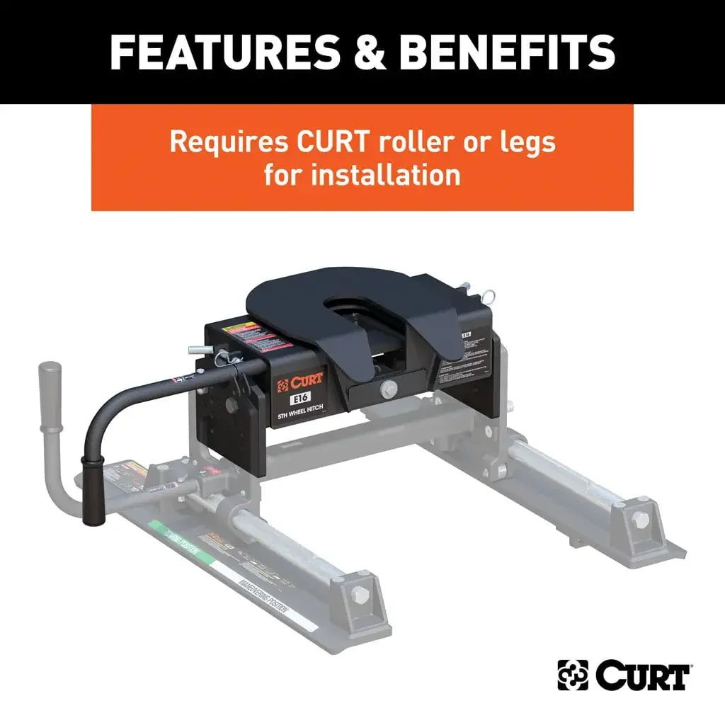 CURT 16515 E16 5th Wheel Hitch Head - View 5