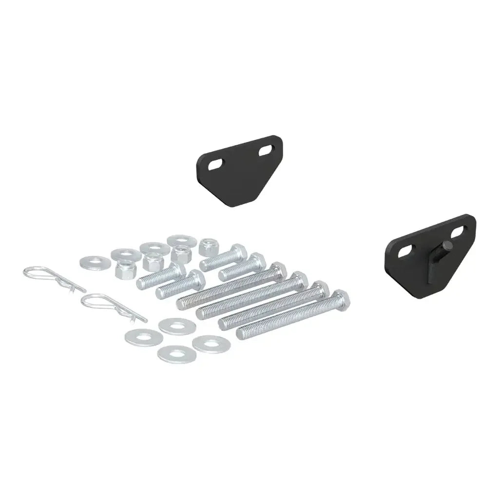 CURT 17005 Weight Distribution Bolt-On Hookup Brackets (2-Pack) - View 1