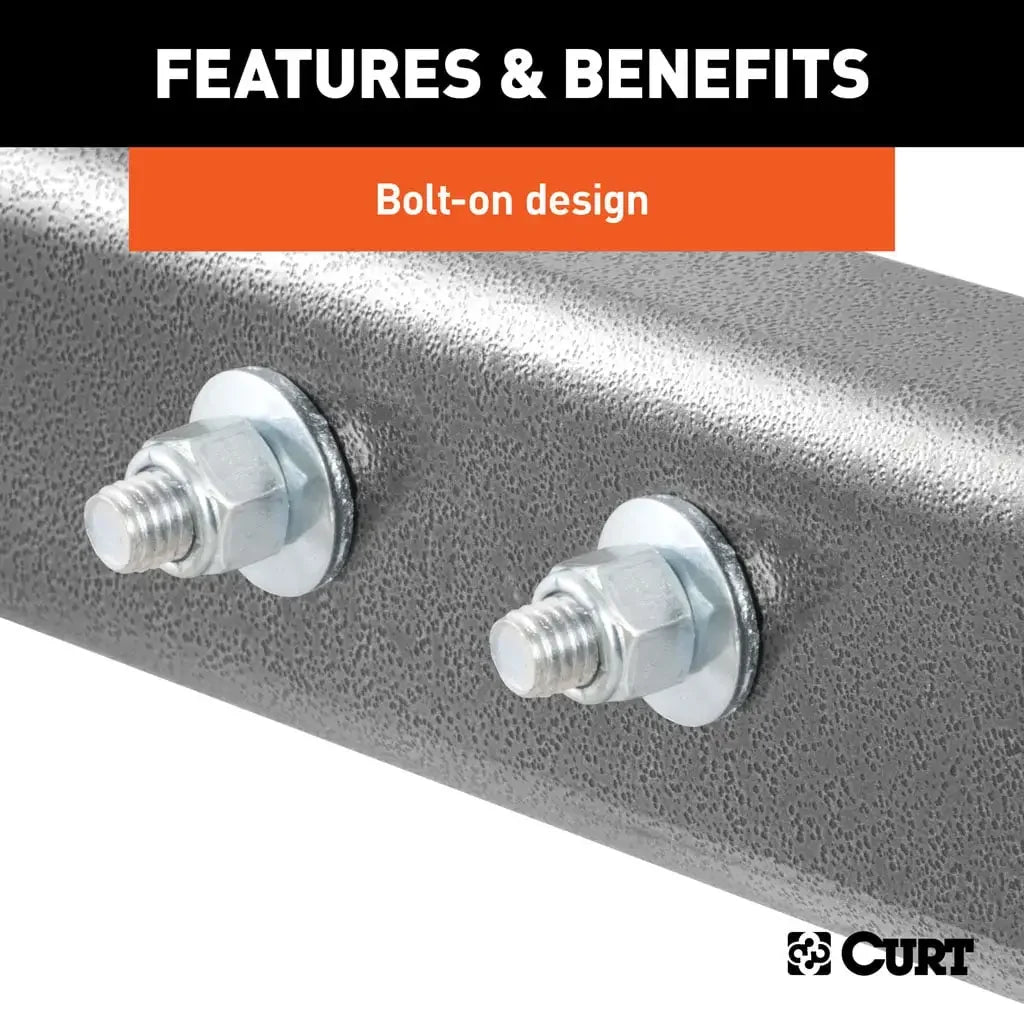 CURT 17005 Weight Distribution Bolt-On Hookup Brackets (2-Pack) - View 5