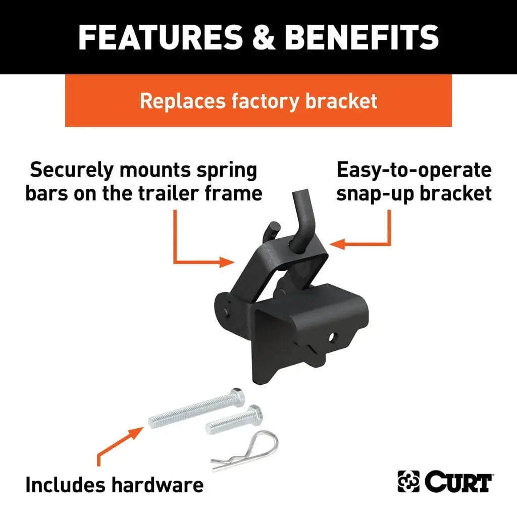 CURT 17008 Replacement Weight Distribution Hookup Bracket - View 3