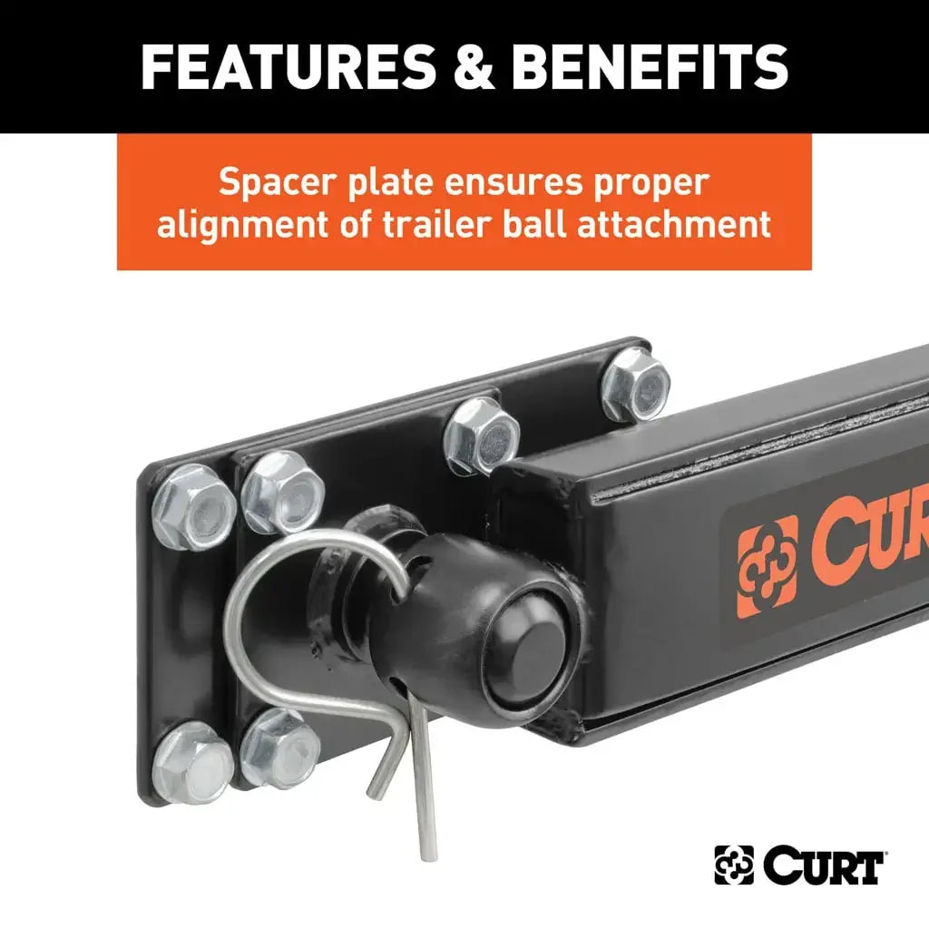CURT 17063 Round Bar Weight Distribution Hitch with Lubrication, Sway Control (10-14K) - View 11