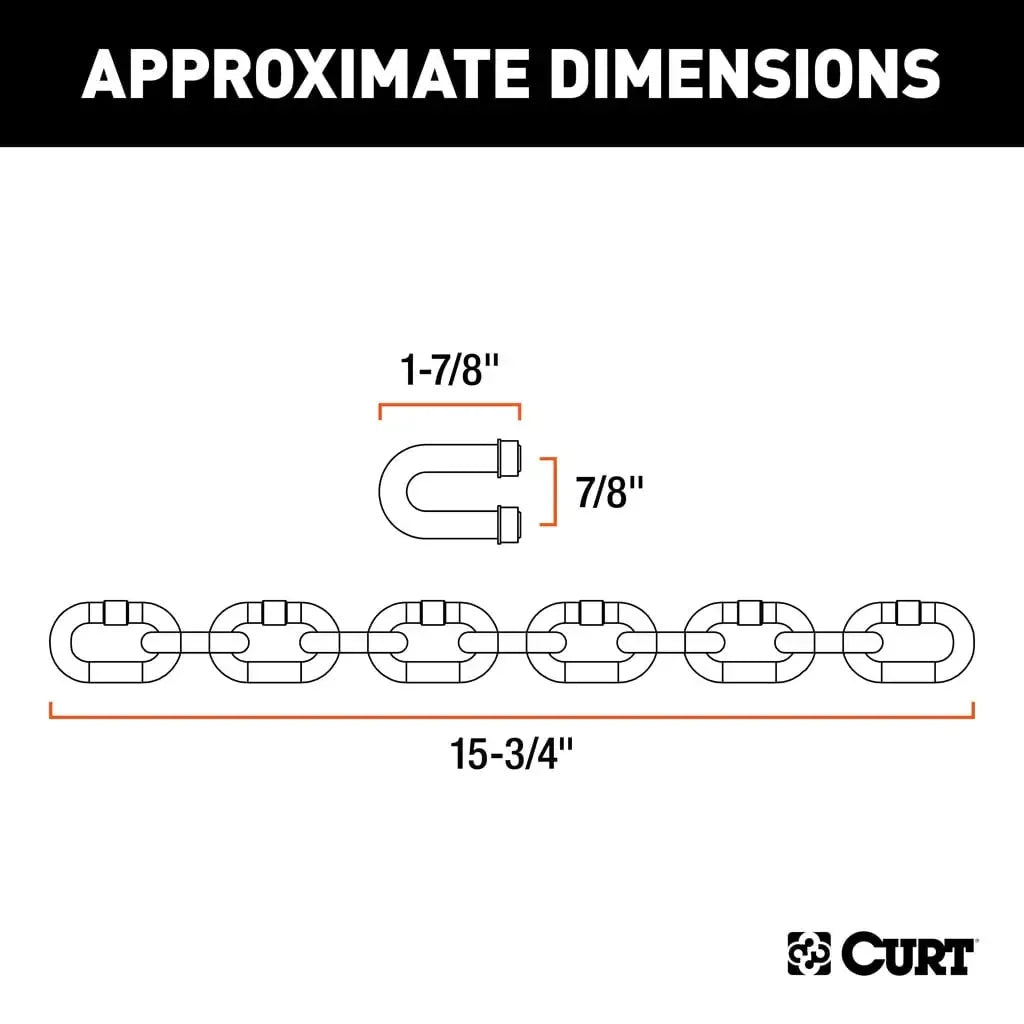 CURT 17111 Replacement Weight Distribution Chain Kit - View 2