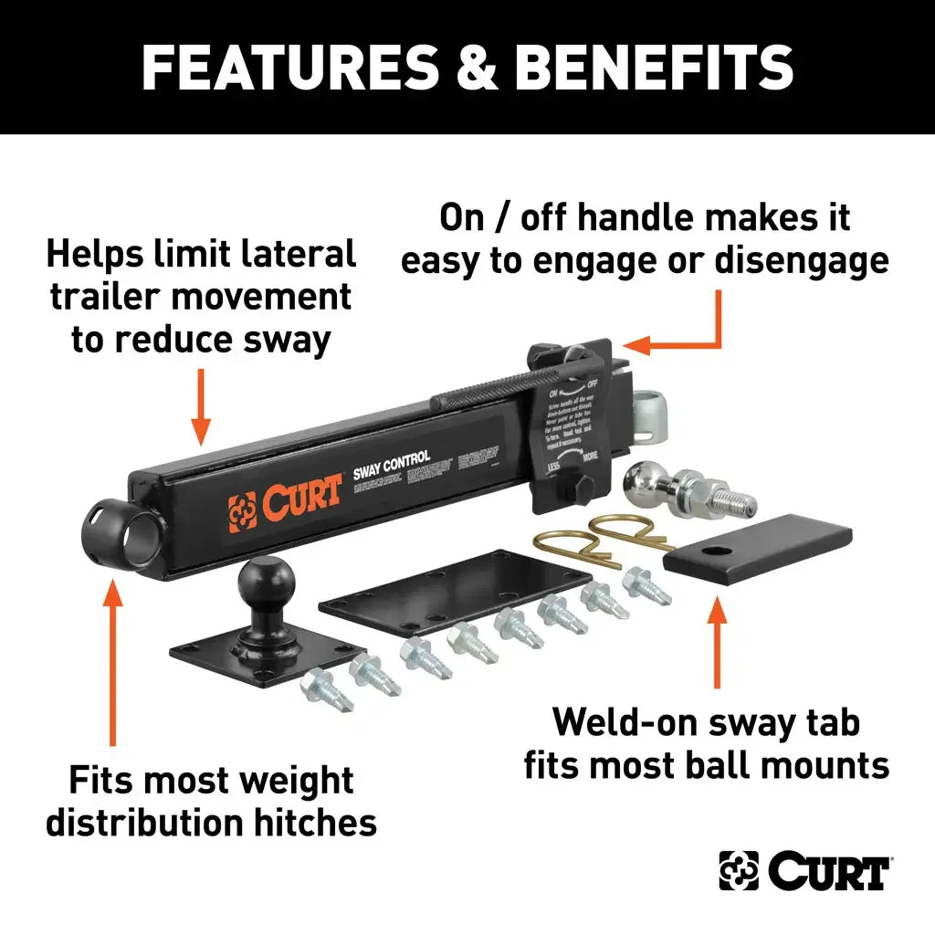 CURT 17200 Sway Control Kit - View 3