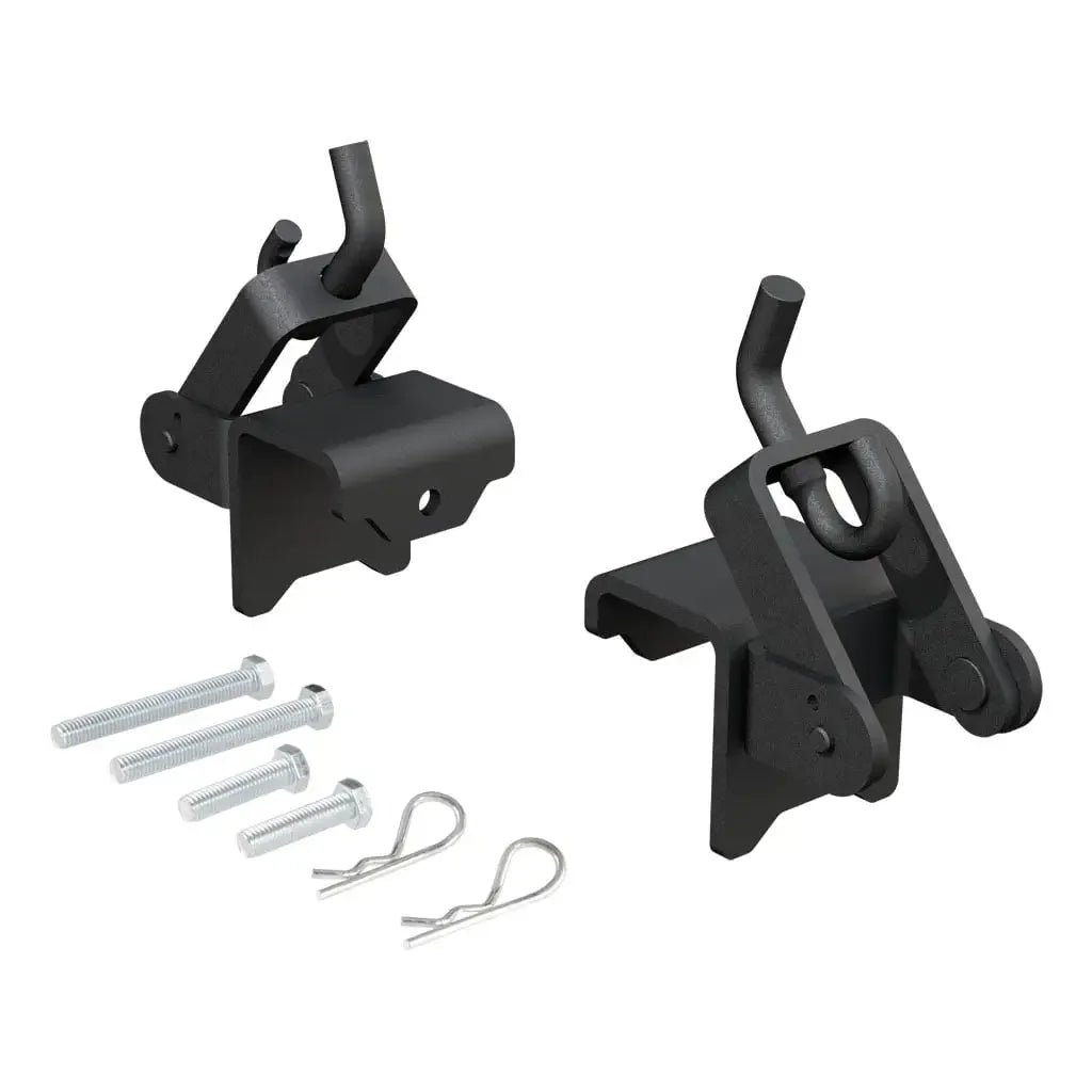 CURT 17208 Replacement Weight Distribution Hookup Brackets (2-Pack) - View 1
