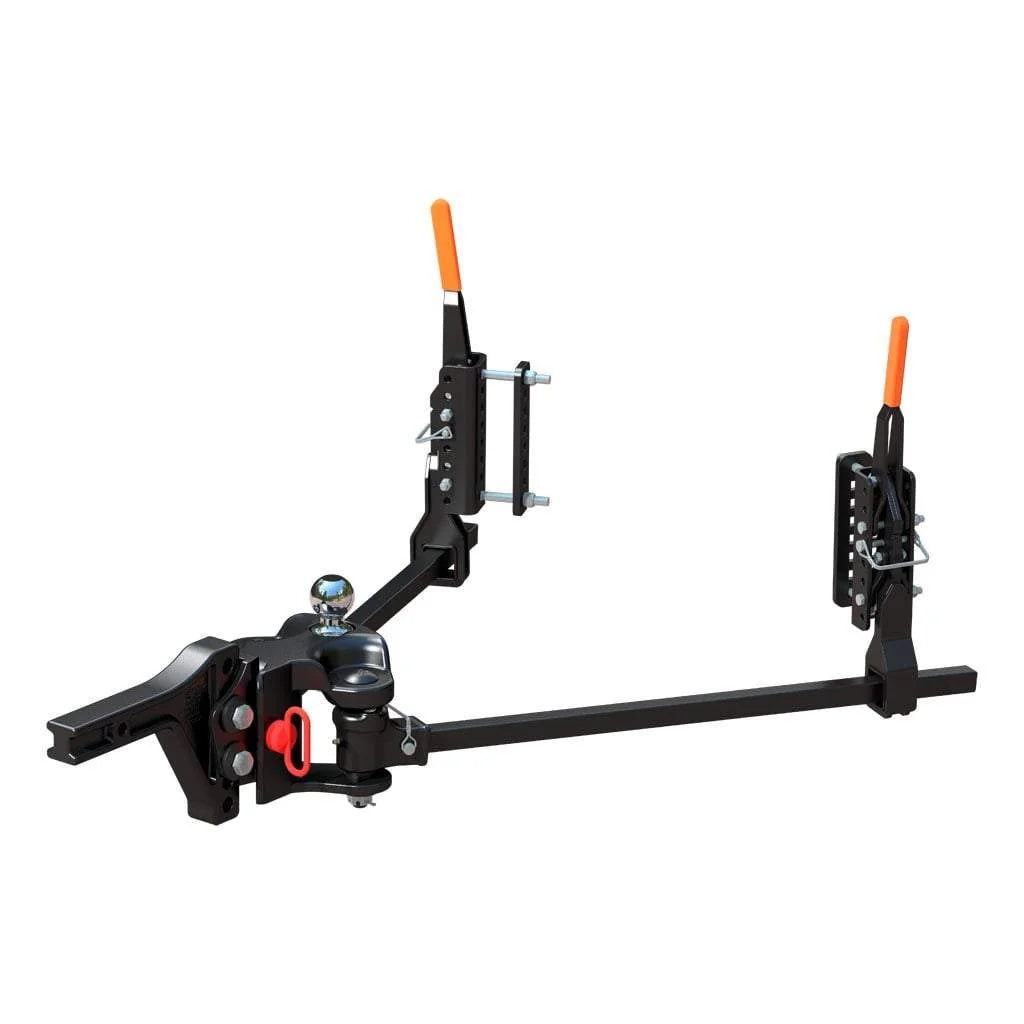 CURT 17520 TruTrack 4P Trailer-Mounted Weight Distribution Hitch, 8-10K - View 2