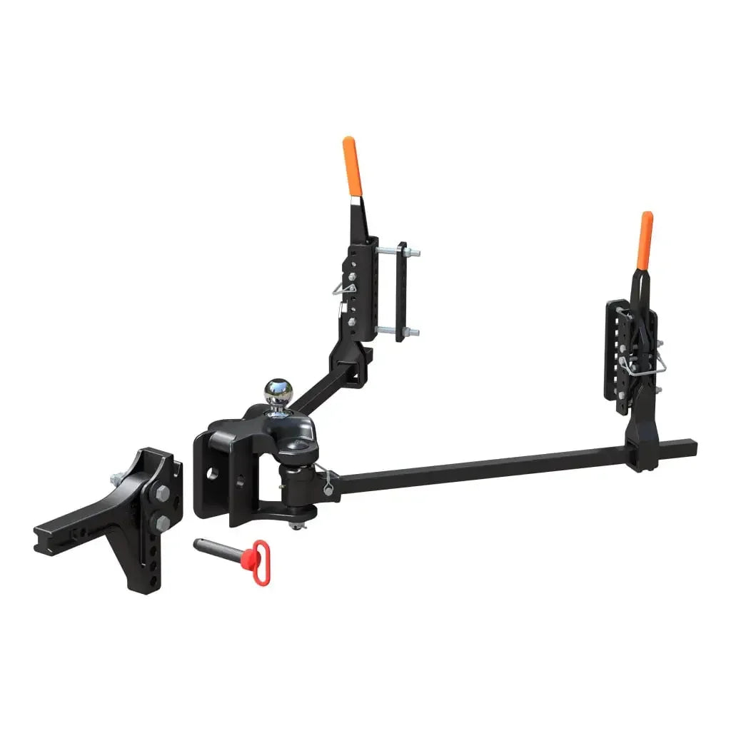CURT 17520 TruTrack 4P Trailer-Mounted Weight Distribution Hitch, 8-10K - View 3