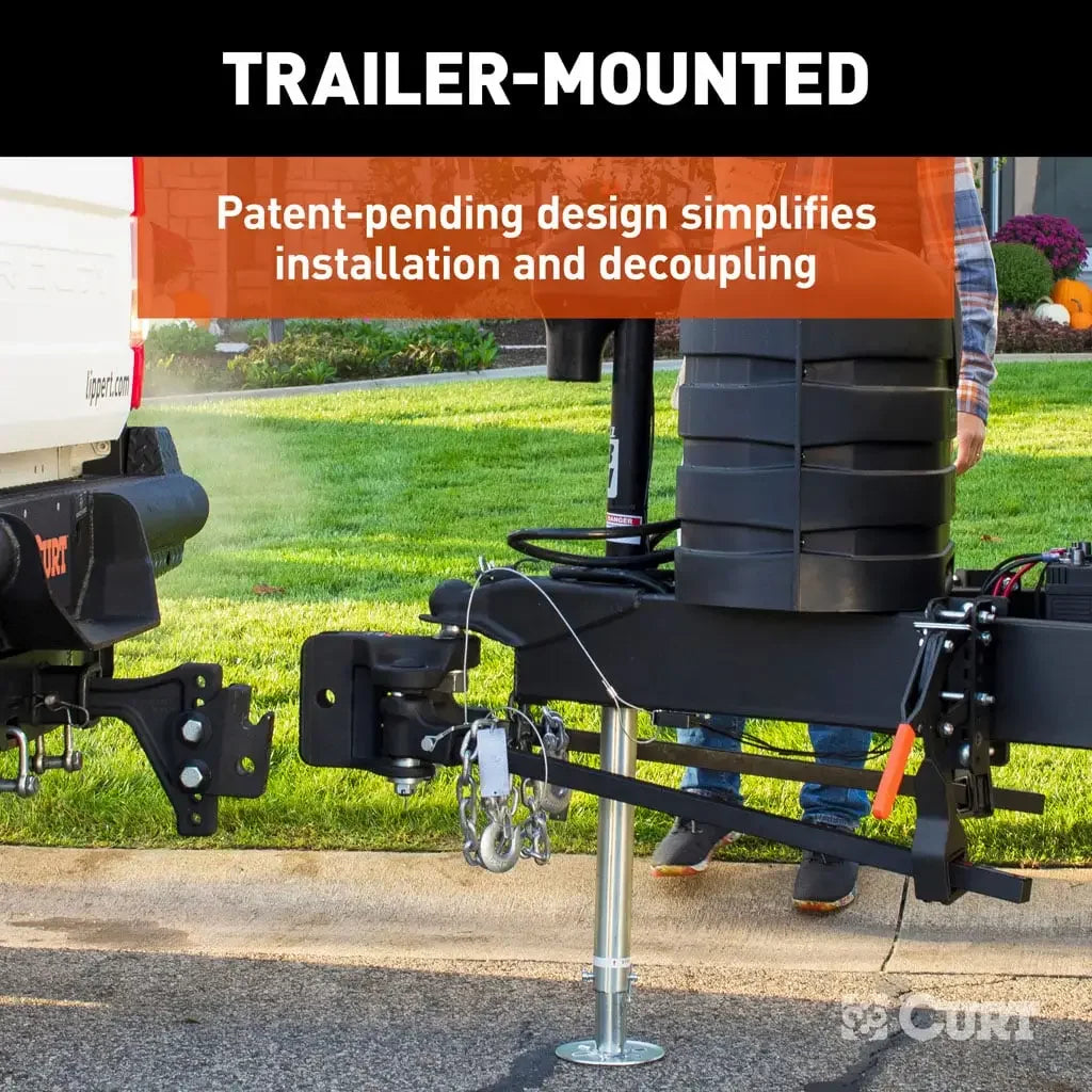 CURT 17520 TruTrack 4P Trailer-Mounted Weight Distribution Hitch, 8-10K - View 6