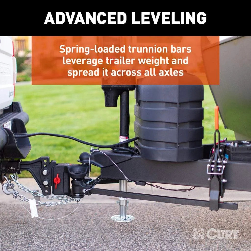 CURT 17520 TruTrack 4P Trailer-Mounted Weight Distribution Hitch, 8-10K - View 9