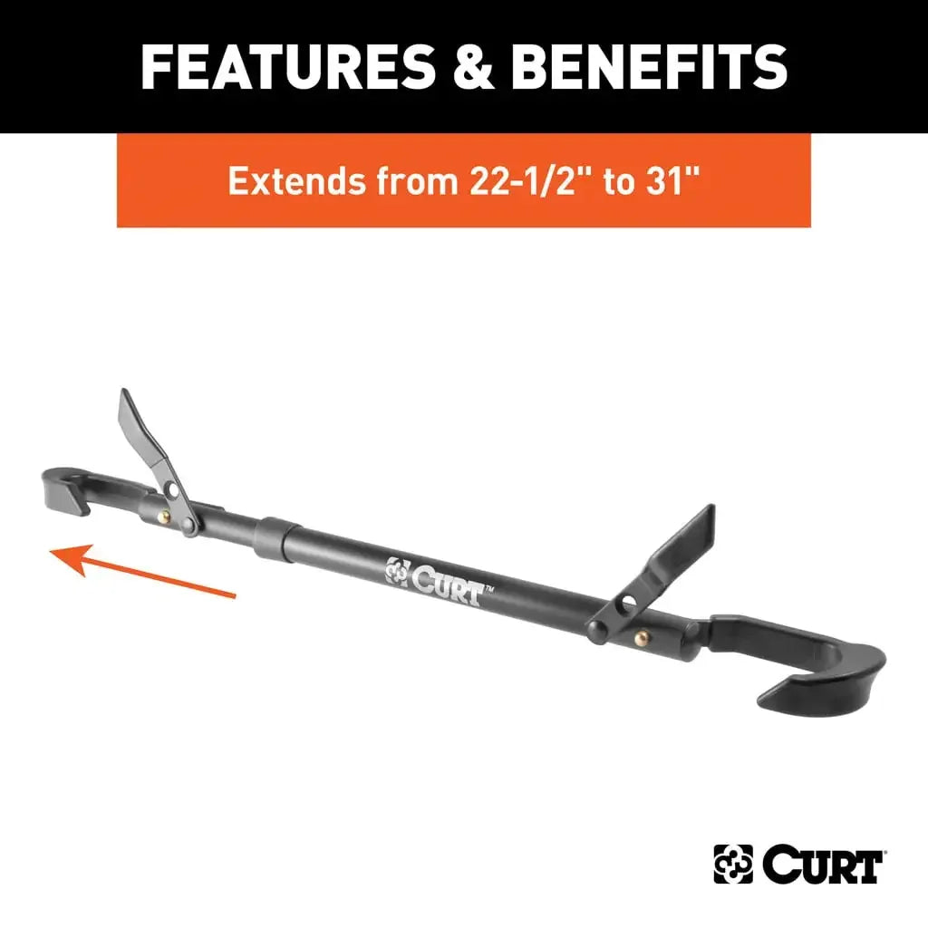 CURT 18016 22-1/2" to 31" Adjustable Bike Adapter Beam for Angled Frames - View 5