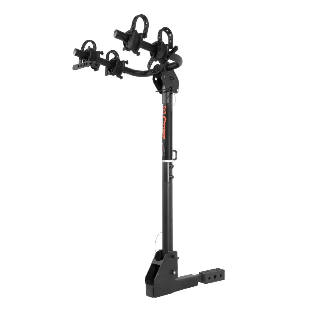 CURT 18021 Hitch-Mounted Bike Rack (2 Bikes, 1-1/4" or 2" Shank) - View 1
