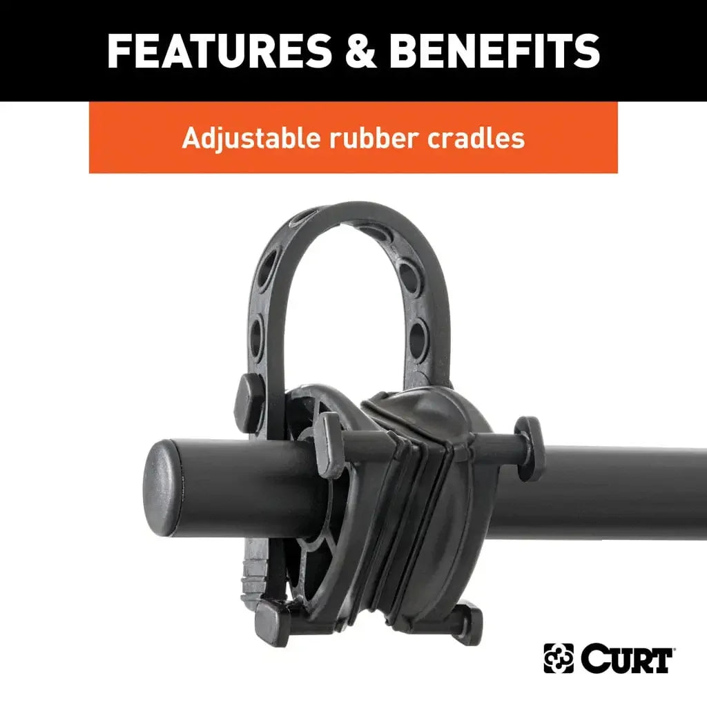 CURT 18021 Hitch-Mounted Bike Rack (2 Bikes, 1-1/4" or 2" Shank) - View 4
