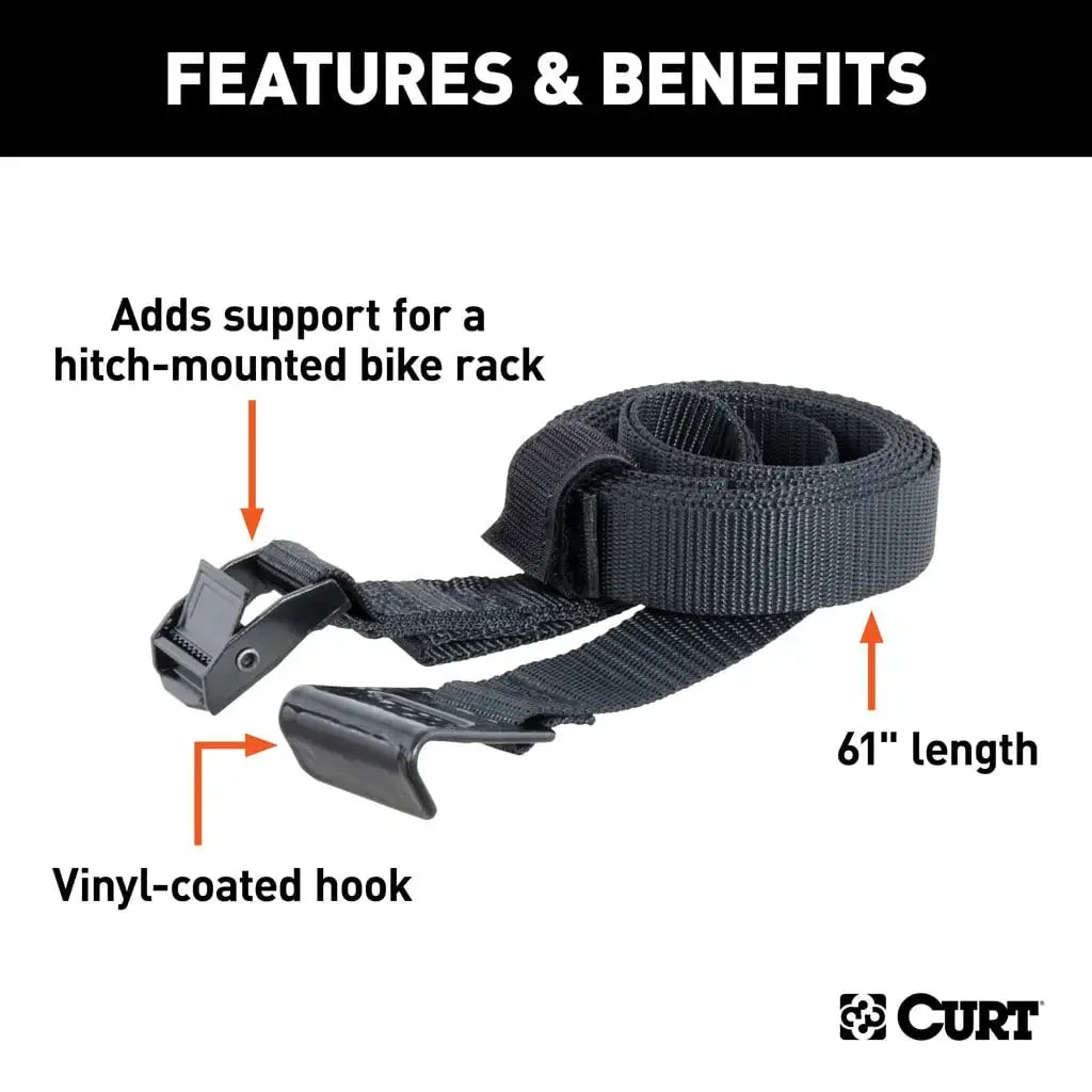 CURT 18050 61" Hitch Bike Rack Support Strap - View 3