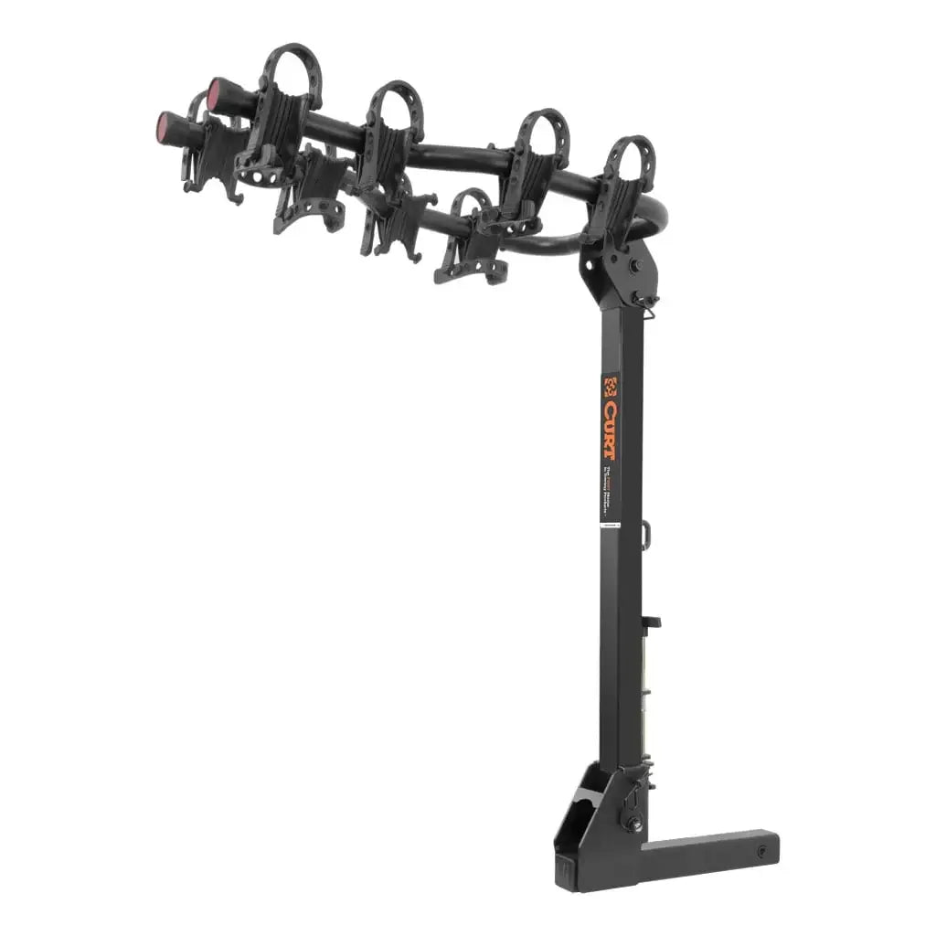 CURT 18064 Premium Hitch-Mounted Bike Rack (4 Bikes, 2" Shank) - View 1