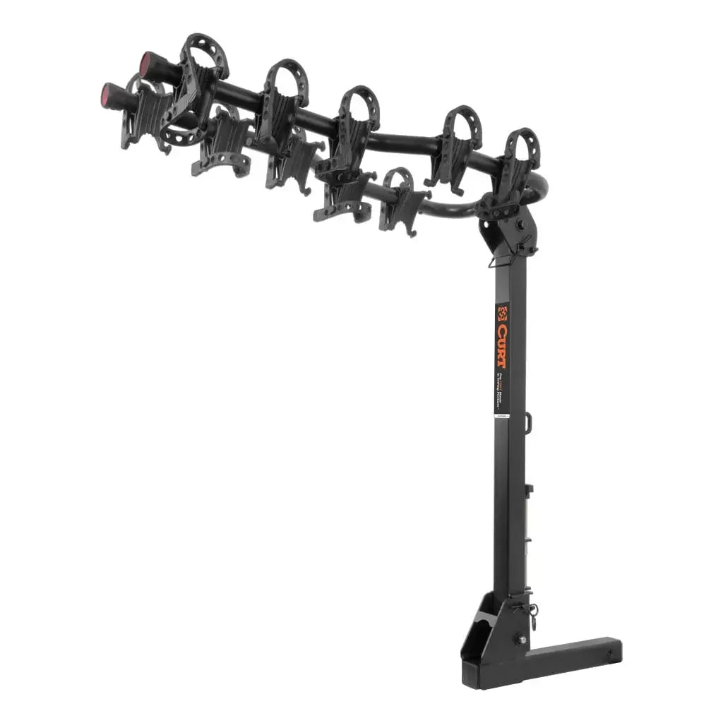 CURT 18065 Premium Hitch-Mounted Bike Rack (5 Bikes, 2" Shank) - View 1